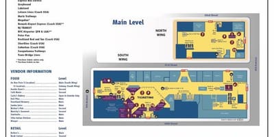 Carte de l'administration portuaire de NYC