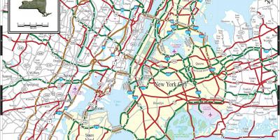 NYC route map