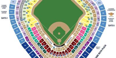 New York yankees stadium plan d'attribution des places